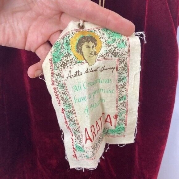 SOLD NWT Aratta Silent Journey Red Velvet Without You Slip Mini Dress - Picture 5 of 7